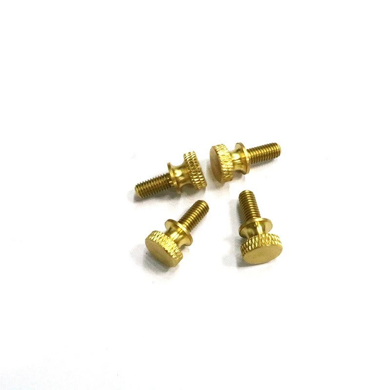Brass Knurled Screw