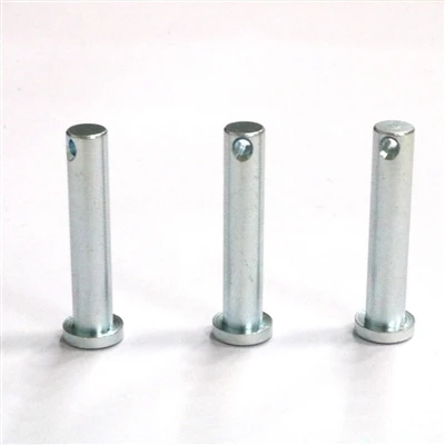 Core functions of zinc plated carbon steel flat head cylindrical pin with hole