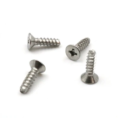 The core function of 304 stainless steel cross countersunk flat tail self-tap...