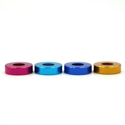 Customization of colored aluminum alloy gaskets