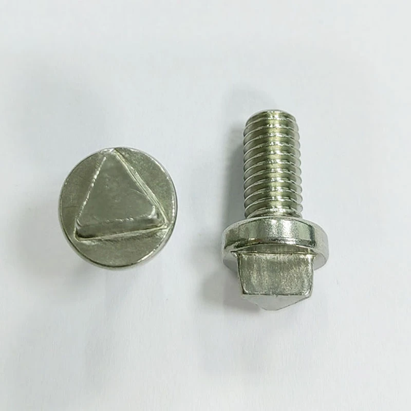 Triangle head security screw 4