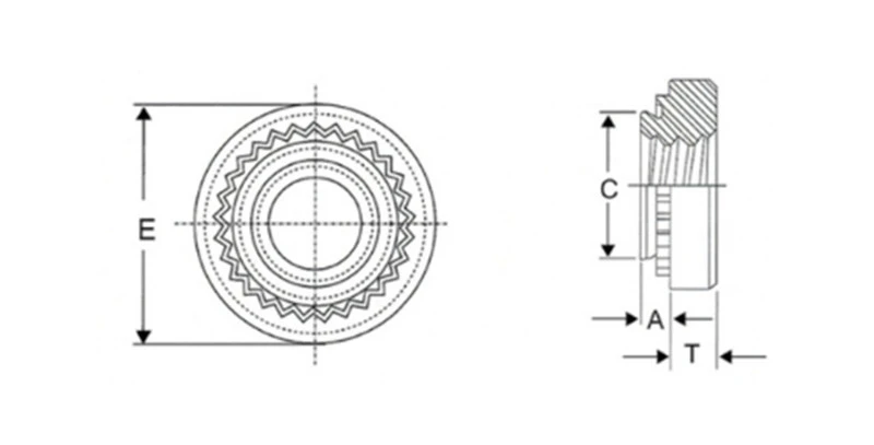 press-fit nuts 1
