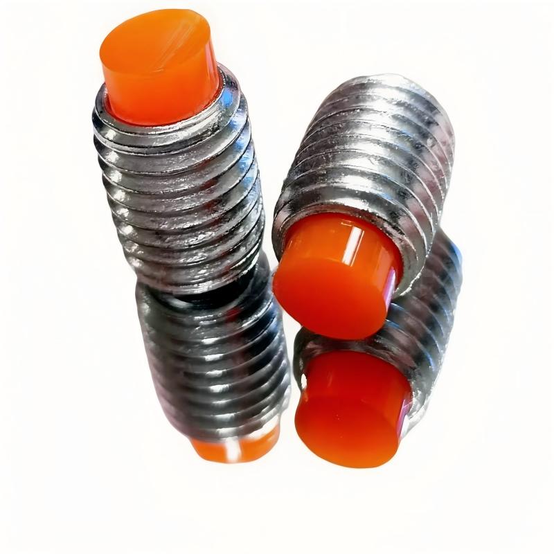 M2 M4 M4 M5 M6 Stainless Steel Set Screw with Urethane PU Tip for Bumper M2 M4 M4 M5 M6 Stainless Steel Set Screw with Urethane PU Tip for Bumper