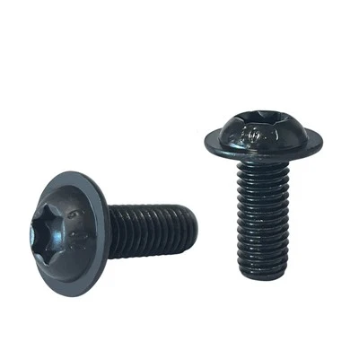 Black Button Flanged Head Torx Drive Screw