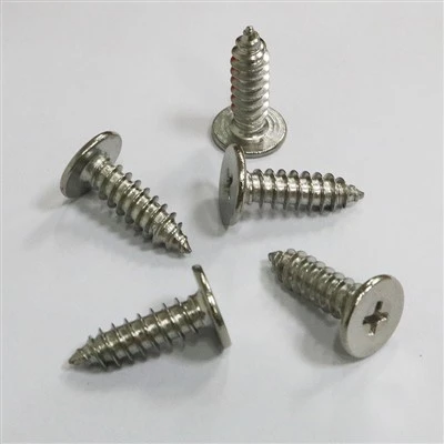 Stainless Steel Cross Thin Flat Head Tapping Screw Stainless Steel Cross Thin Flat Head Tapping Screw