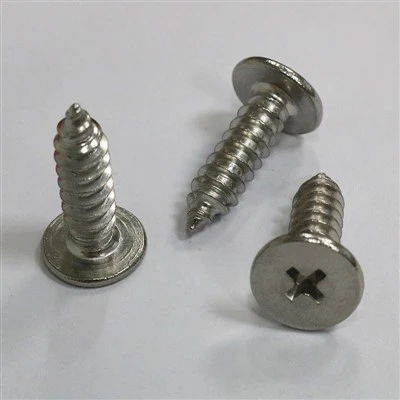 Stainless Steel Cross Thin Flat Head Tapping Screw Stainless Steel Cross Thin Flat Head Tapping Screw