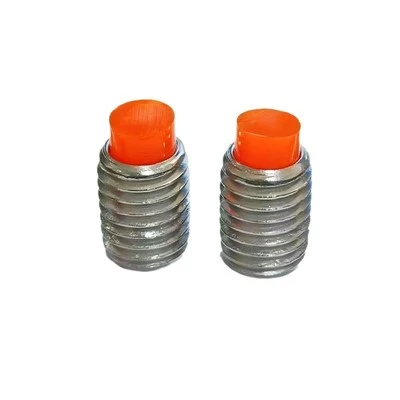 Stainless Steel Set Screw With Urethane PU Tip For Bumper