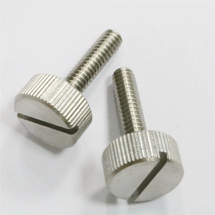 Stainless Steel Slotted Thumb Screws